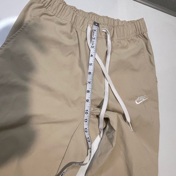 Nike Track Pants in Beige with White Accents - Picture 6 of 12